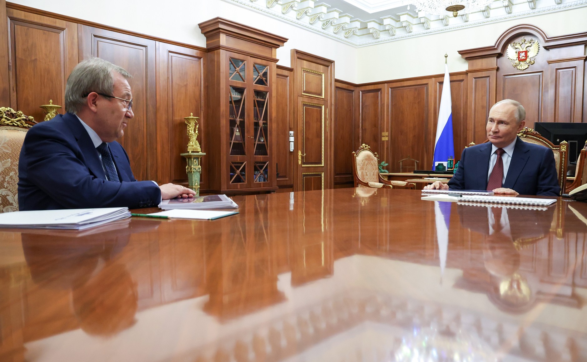 Владимир Путин встретился с президентом РАН Геннадием Красниковым