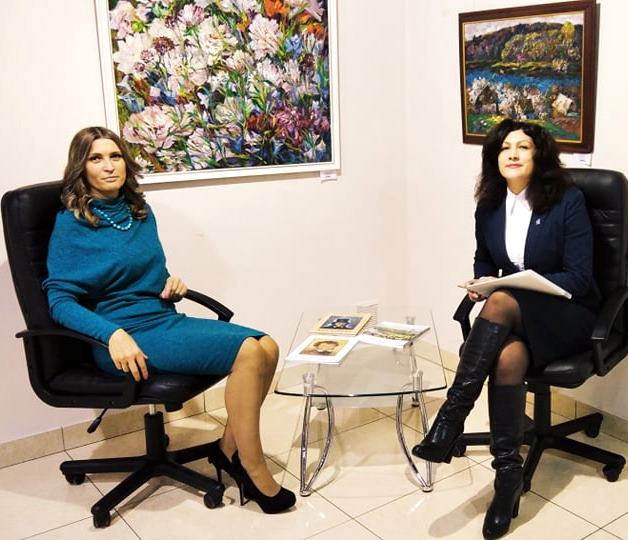 В гостях «Университеской беседки» директор художественного музея «Арт-Донбасс» Екатерина Калиниченко