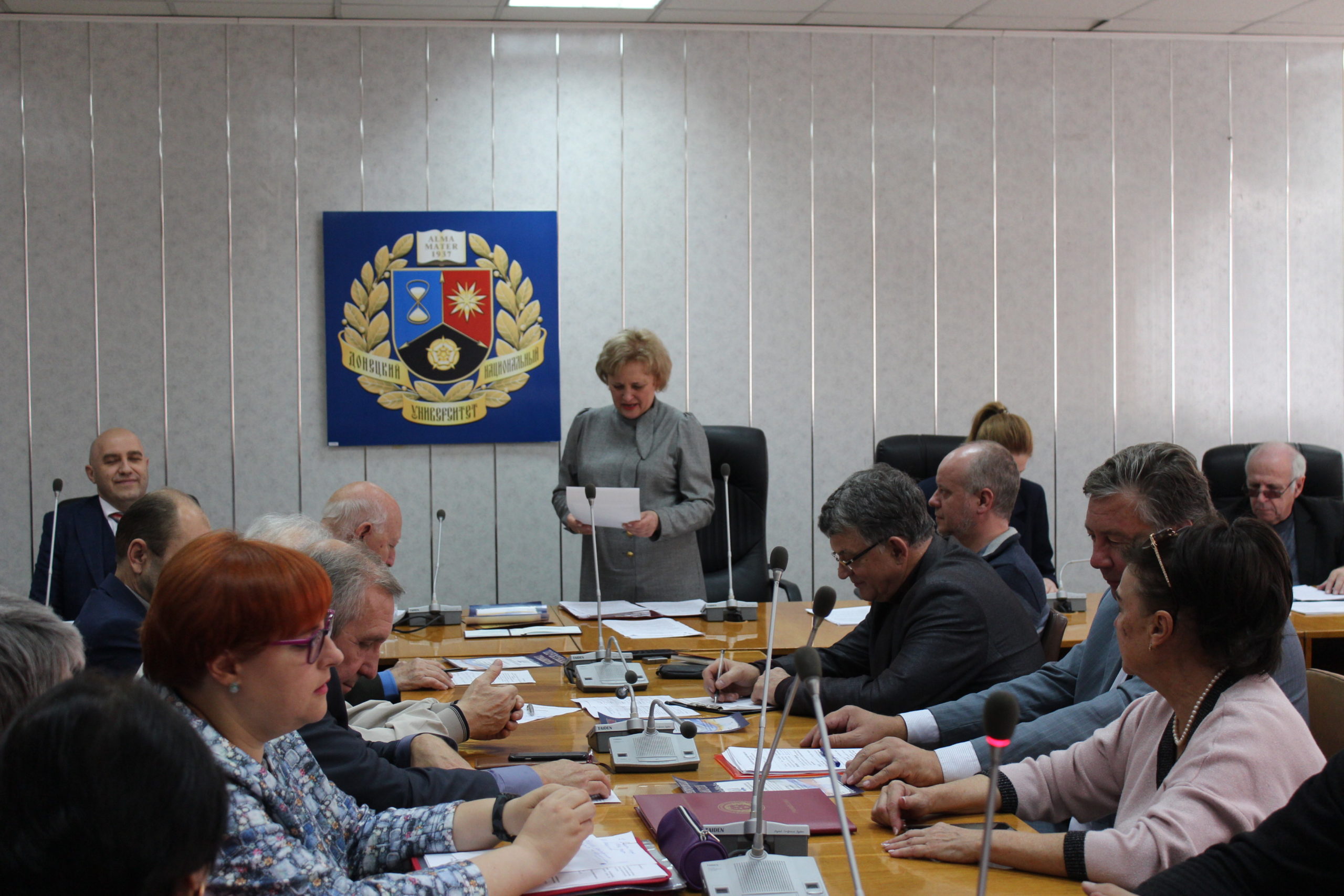 В ДонНУ прошло заседание Ученого совета