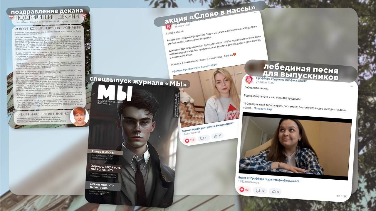 Студенты филфака провели неделю филологического факультета