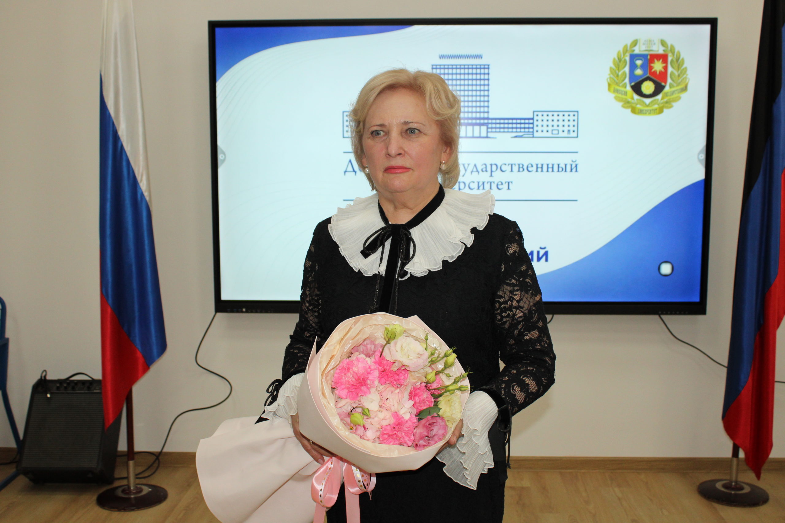 Выступление ректора ДонГУ Светланы Беспаловой на торжественной церемонии посвящения первокурсников в студенты