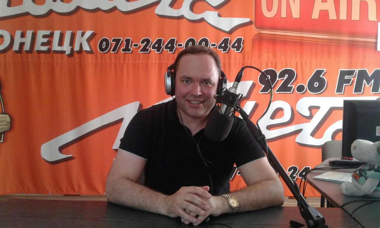 Андрей Сафонов стал гостем программы на радио «Комета Донецк»