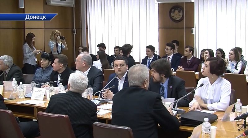 «Первый Республиканский» телеканал о круглом столе в ДонНУ, посвященном вопросам непризнанности Республики